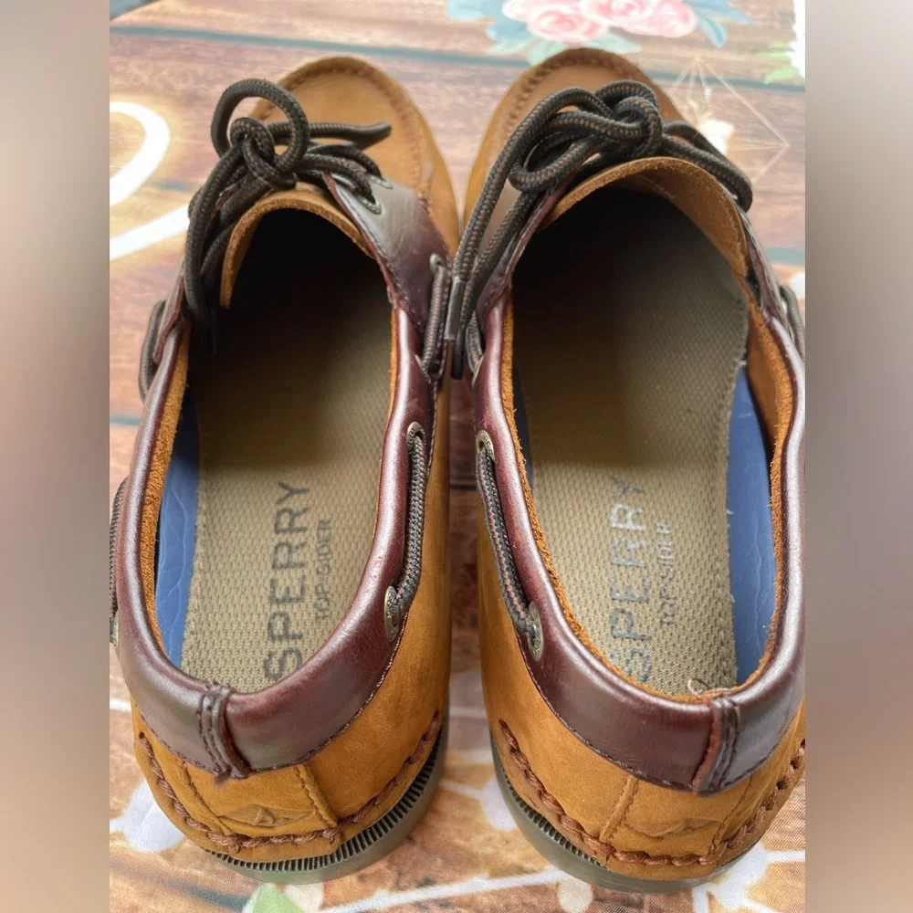 Sperry Brown Boat Shoes Classic Nautical Design